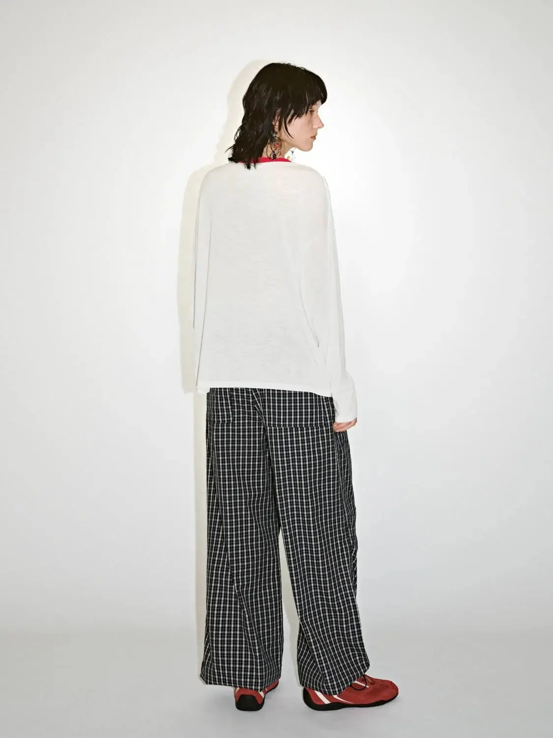 19268-cotton-contrast-check-drawstring-wide-leg-pants-12.webp Cotton Contrast Check Drawstring Wide Leg Pants
