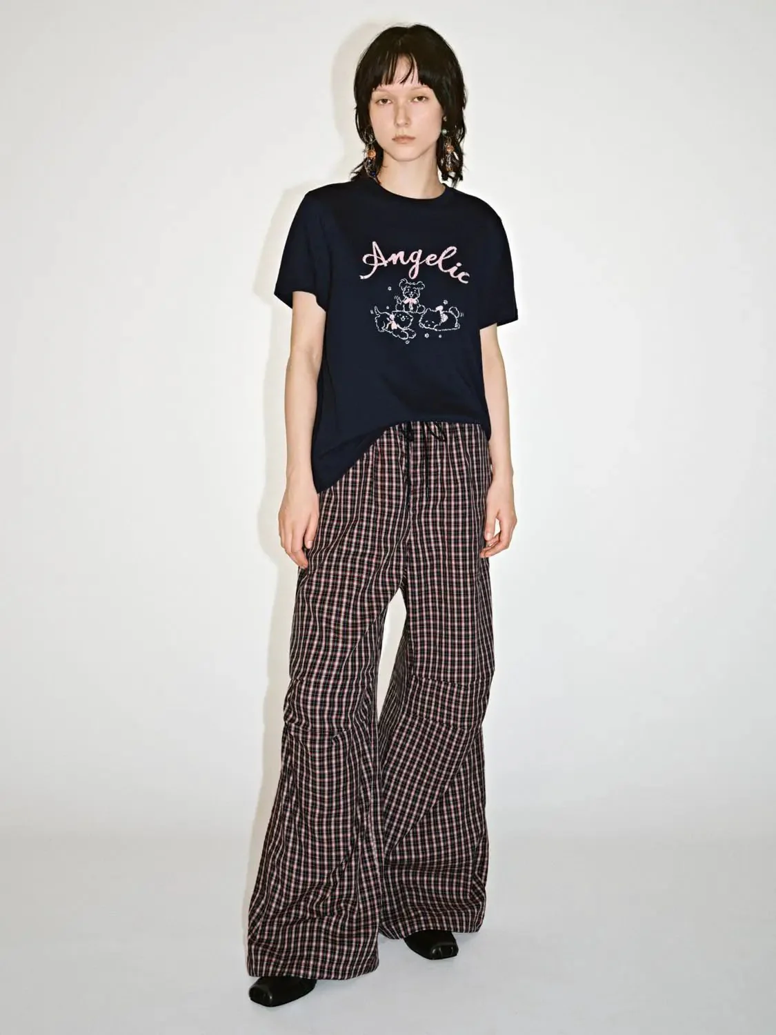 19268-cotton-contrast-check-drawstring-wide-leg-pants-7.webp Cotton Contrast Check Drawstring Wide Leg Pants
