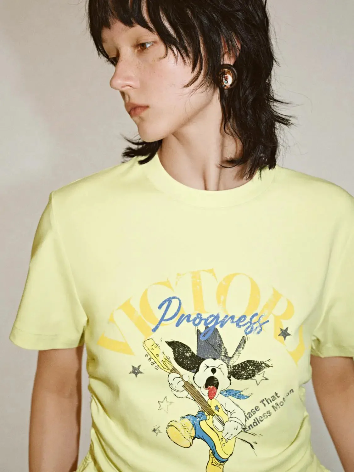 Soft Cotton Blend Printed Graphic T Shirts