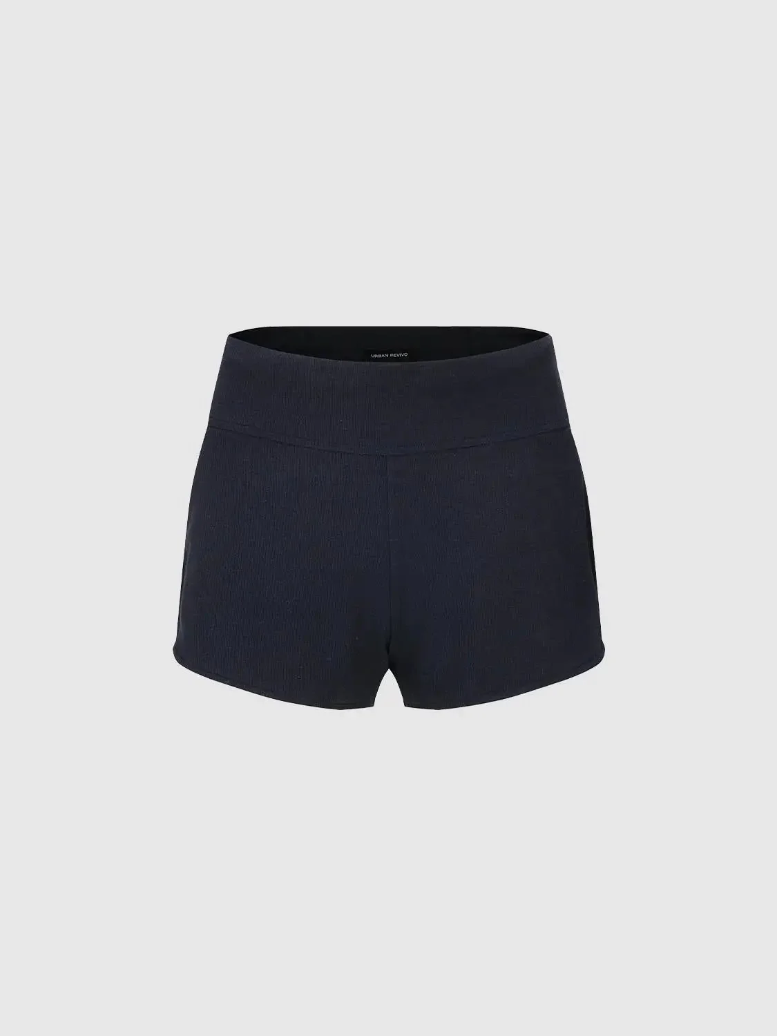 19337-cotton-blend-drawstring-elastic-waist-shorts-2.webp Cotton Blend Drawstring Elastic Waist Shorts