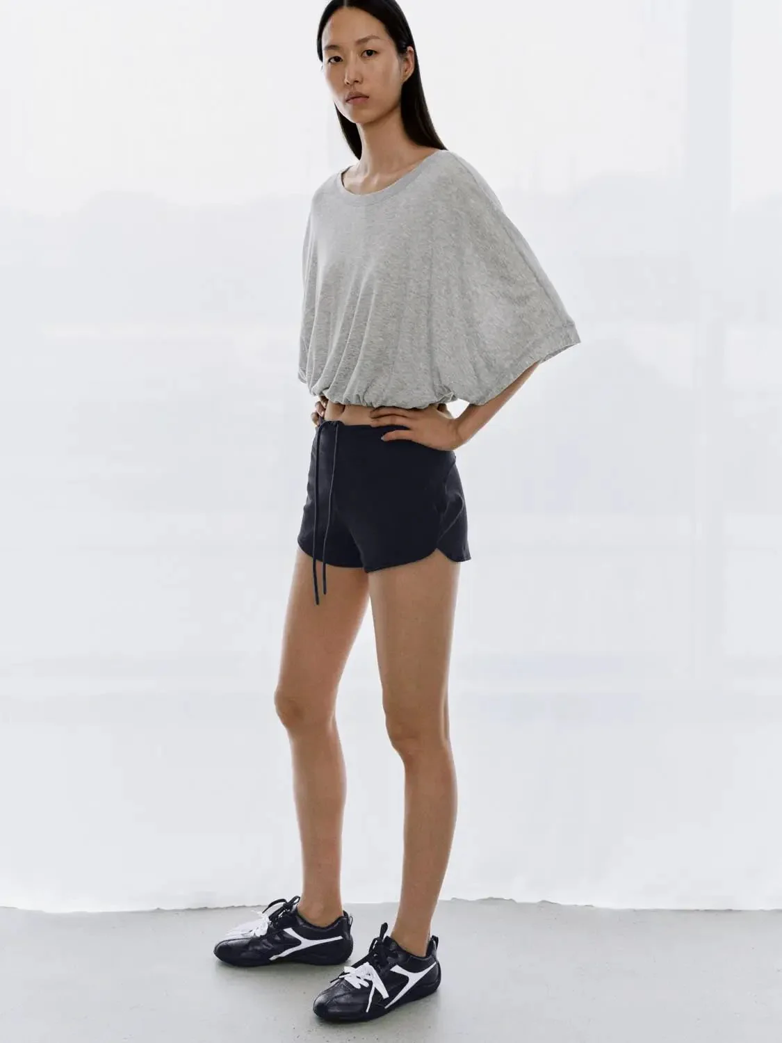 19337-cotton-blend-drawstring-elastic-waist-shorts-6.webp Cotton Blend Drawstring Elastic Waist Shorts