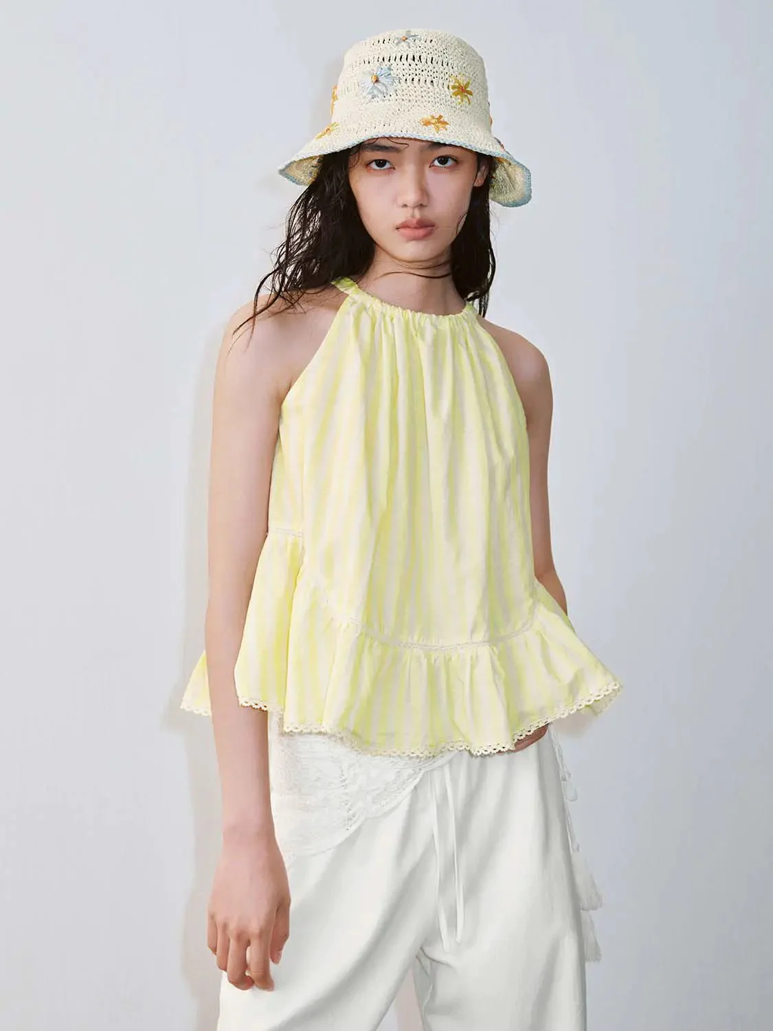 19343-striped-lace-trim-cotton-linen-cami-tops-1.webp Striped Lace Trim Cotton Linen Cami Tops