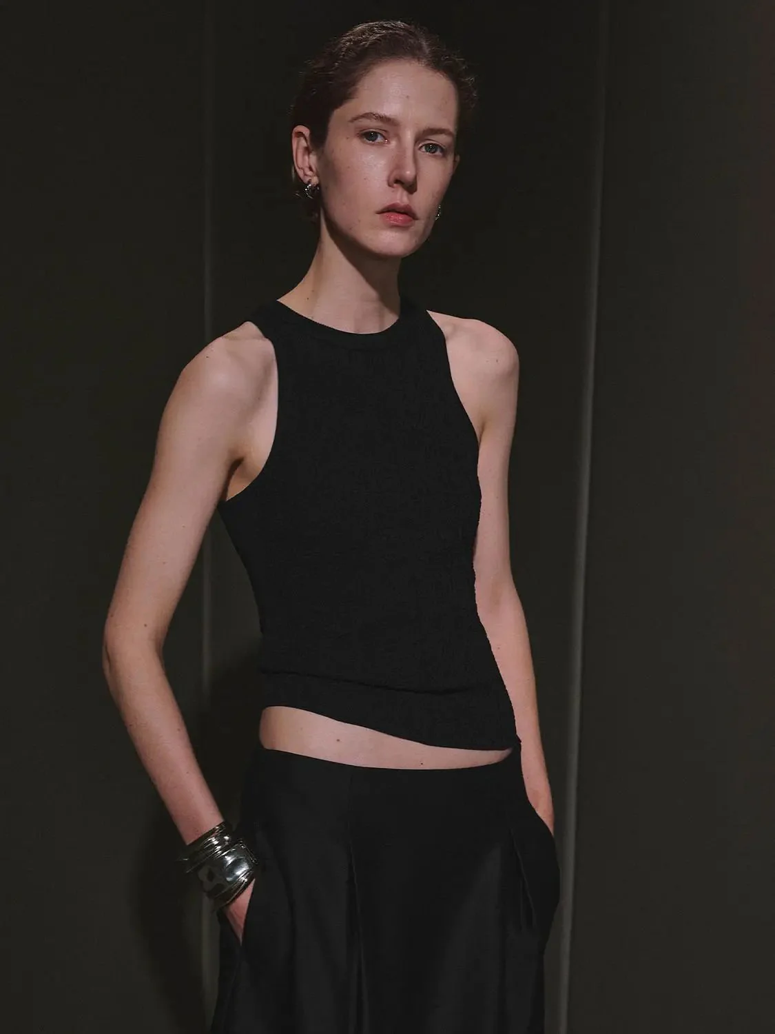 19419-soft-textured-knit-sleeveless-crew-neck-top-1.webp Soft Textured Knit Sleeveless Crew Neck Top