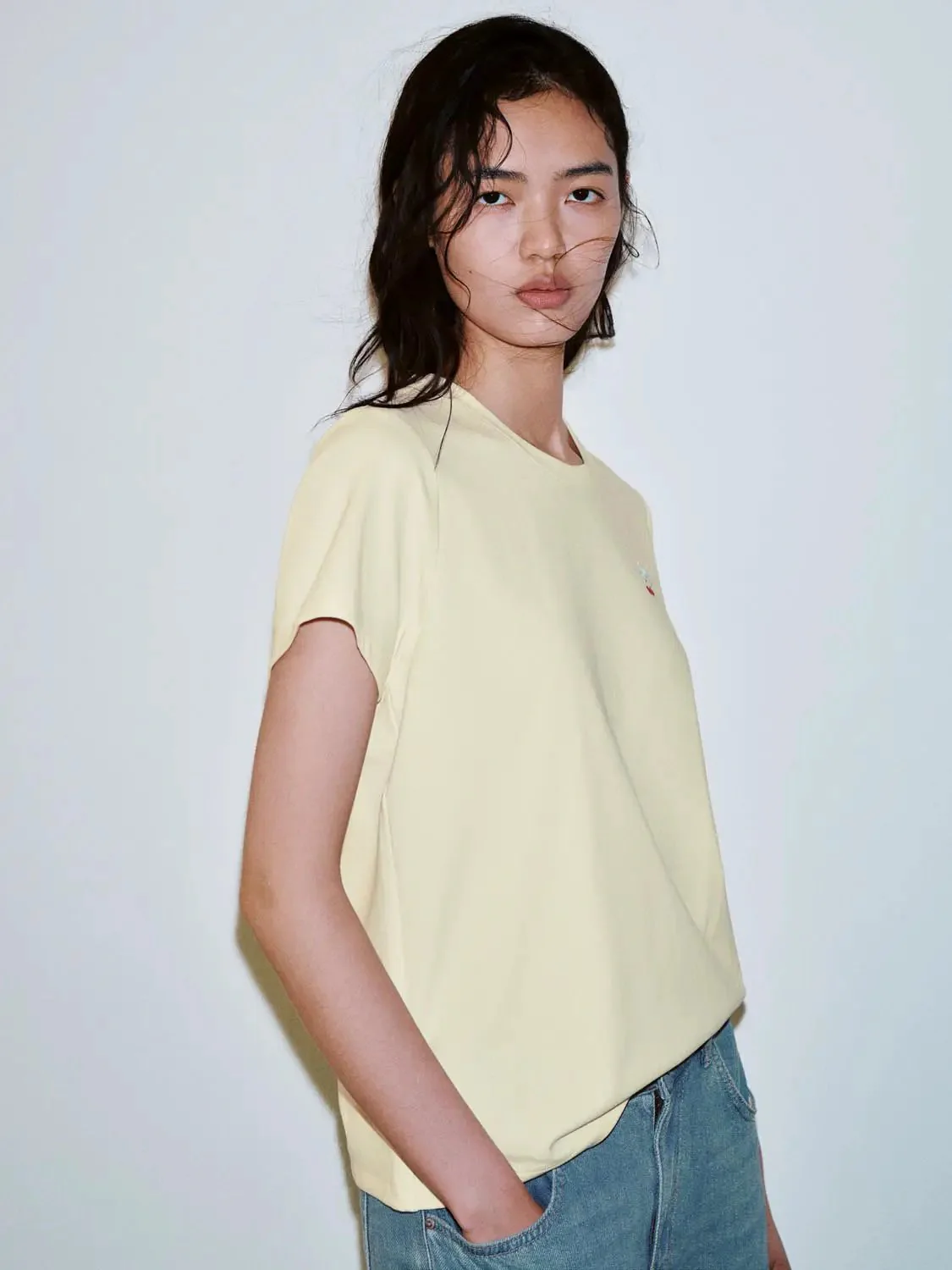 19430-casual-cotton-crew-neck-bow-detail-t-shirt-2.webp Casual Cotton Crew Neck Bow Detail T Shirt