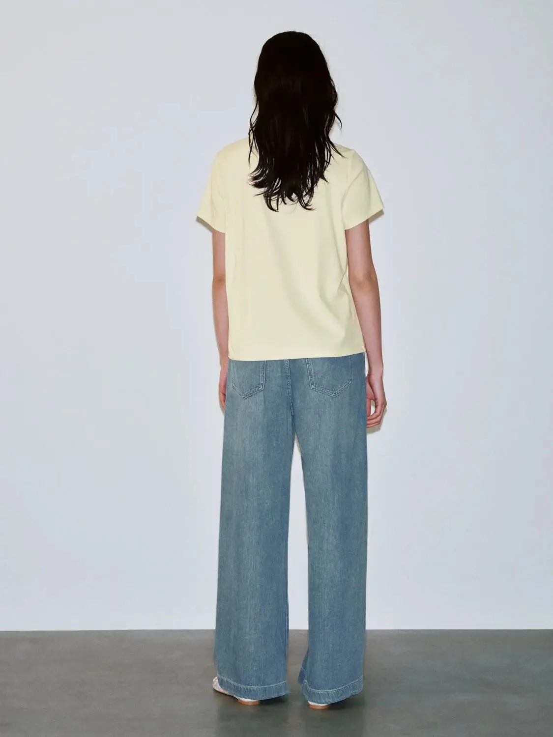 19430-casual-cotton-crew-neck-bow-detail-t-shirt-6.webp Casual Cotton Crew Neck Bow Detail T Shirt