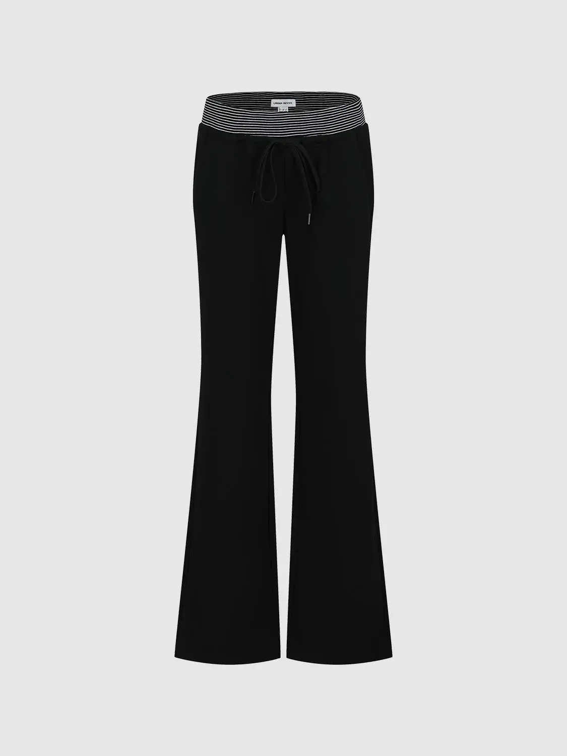 19447-contrast-trim-cotton-drawstring-pull-on-straight-leg-pants-4.webp Contrast Trim Cotton Drawstring Pull On Straight Leg Pants