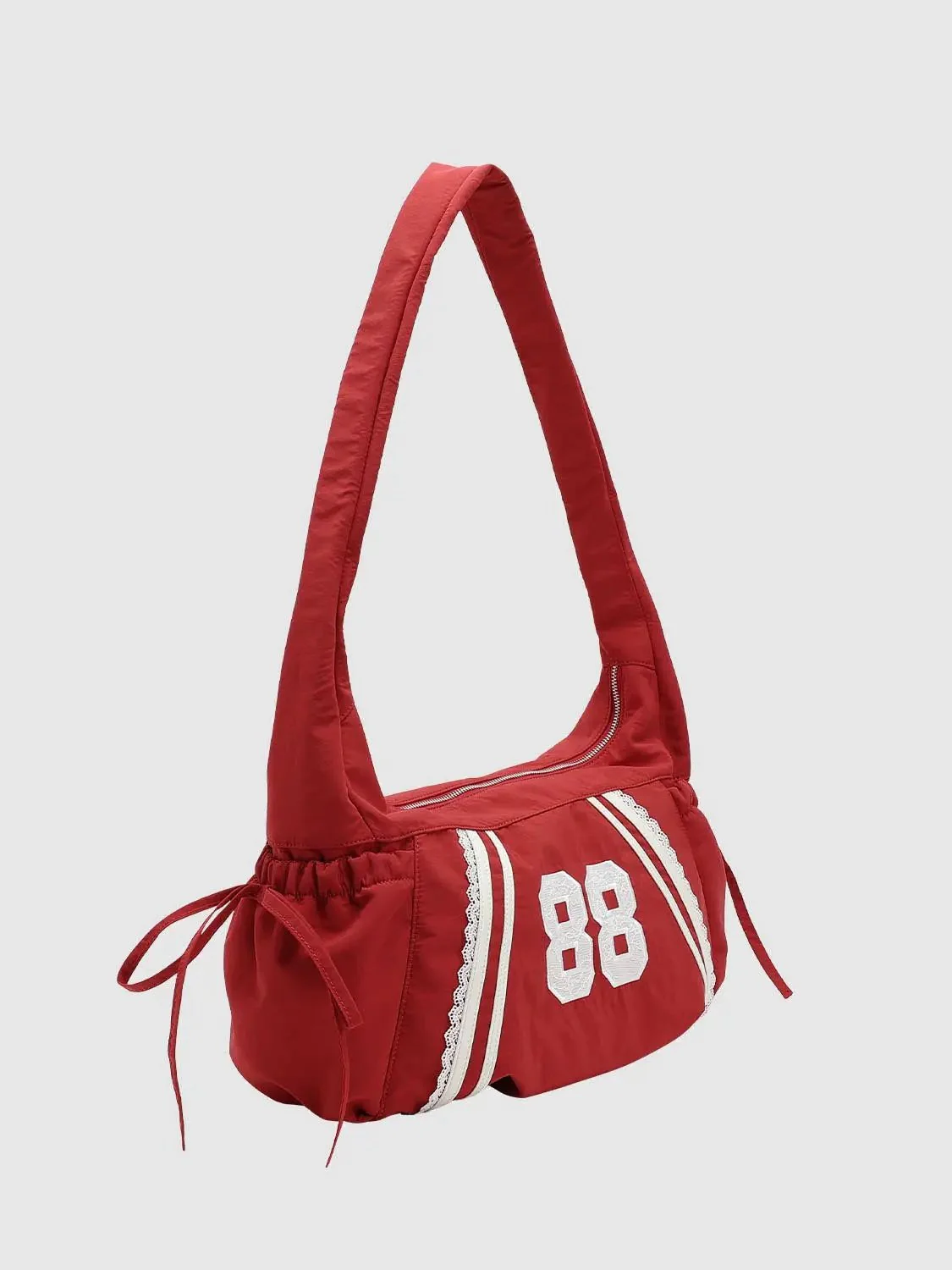 19543-88-lace-trim-red-textile-sporty-crossbody-bag-2.webp 88 Lace Trim Red Textile Sporty Crossbody Bag