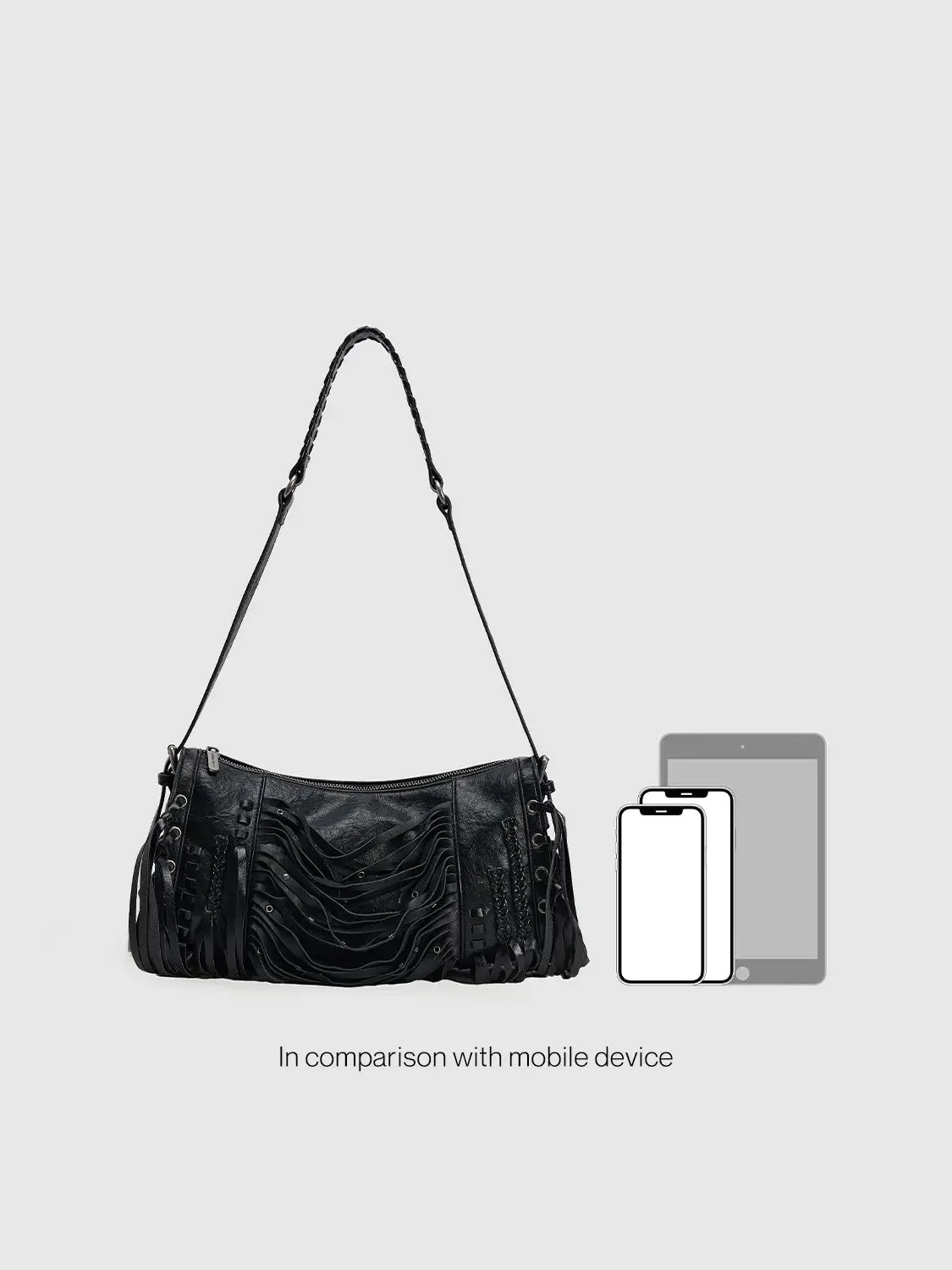 1959-fringe-tassel-detailing-soft-textured-shoulder-bag-7.webp Fringe Tassel Detailing Soft Textured Shoulder Bag