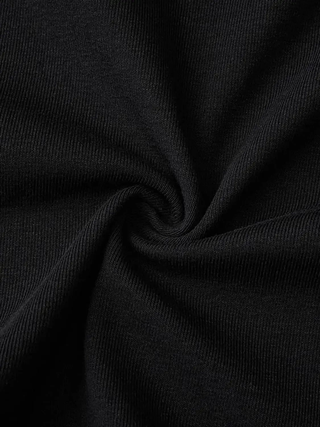 19628-black-cotton-knit-bubble-hem-skater-dresses-8.webp Black Cotton Knit Bubble Hem Skater Dresses