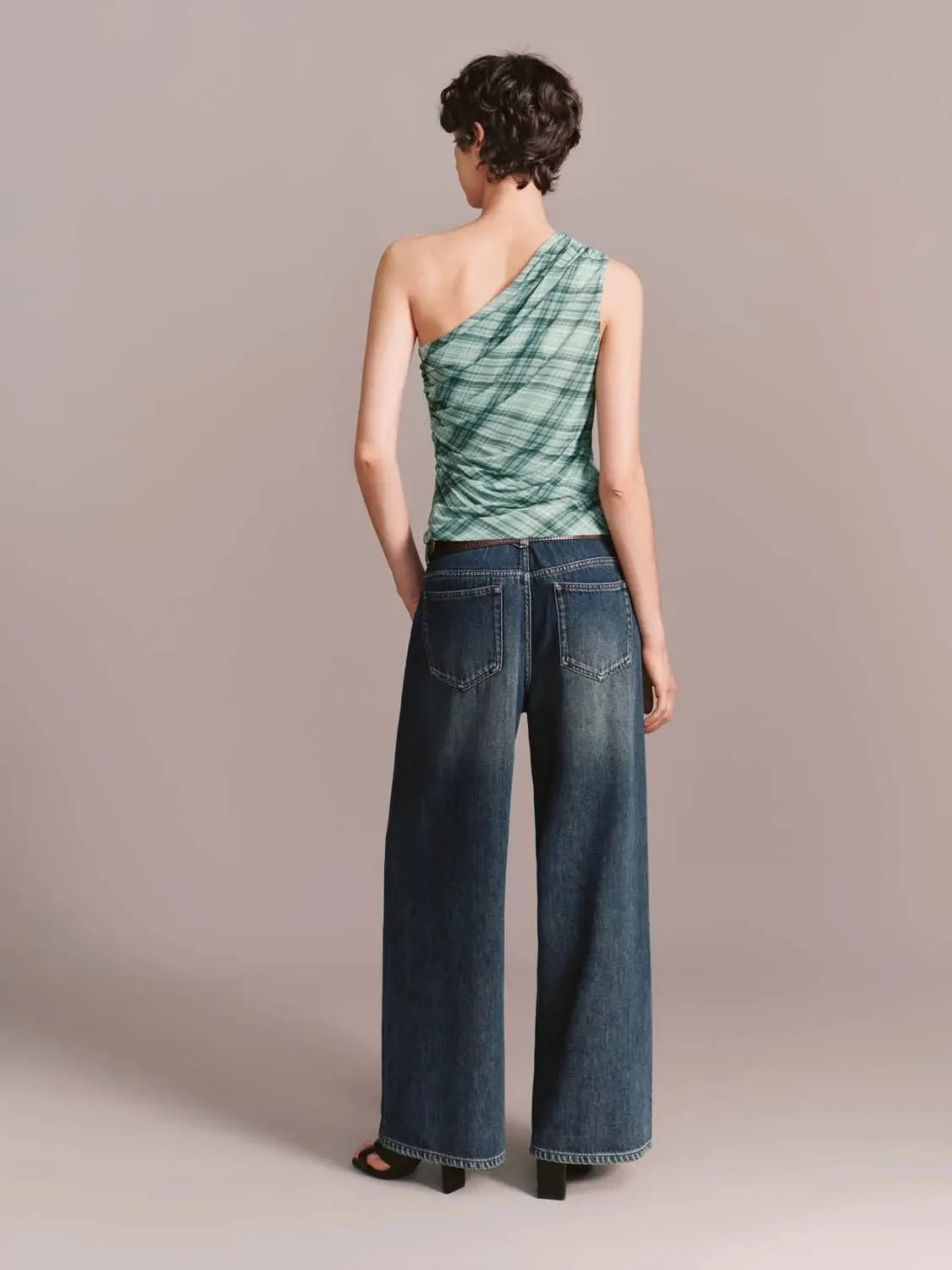 19659-one-shoulder-plaid-sleeveless-contrast-top-6.webp One Shoulder Plaid Sleeveless Contrast Top