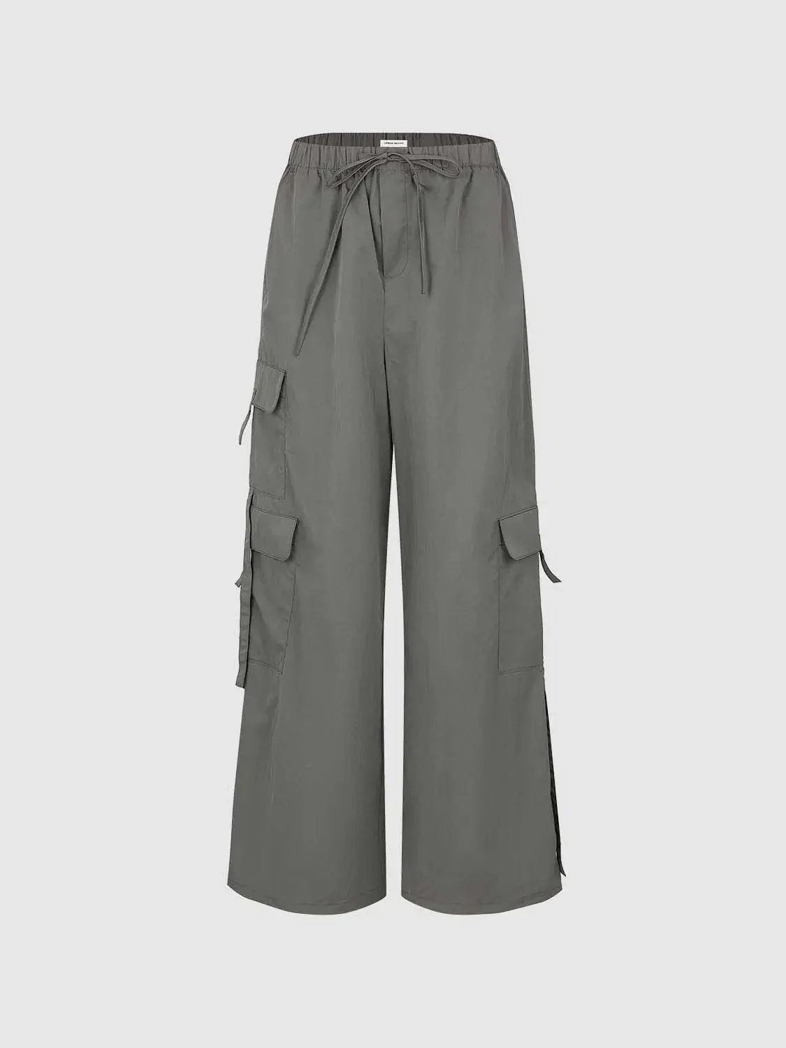 19682-drawstring-wide-leg-cargo-pants-with-flap-pockets-5.webp Drawstring Wide Leg Cargo Pants With Flap Pockets