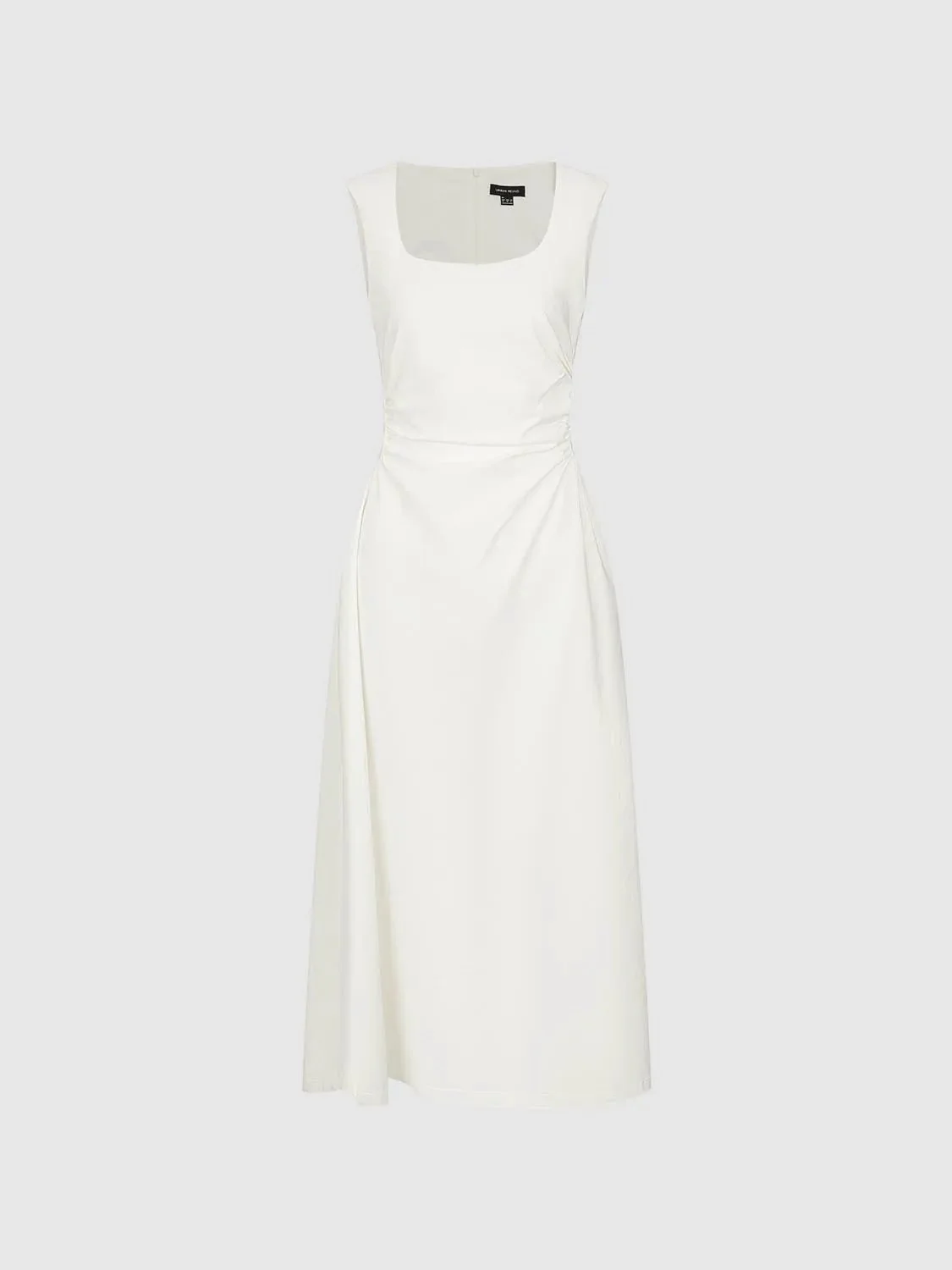 197-viscose-blend-u-neck-ruched-waist-a-line-midi-dresses-15.webp Viscose Blend U-Neck Ruched Waist A-Line Midi Dresses