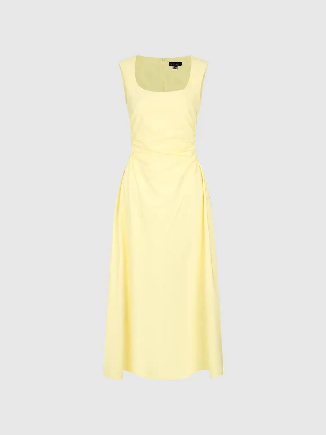197-viscose-blend-u-neck-ruched-waist-a-line-midi-dresses-23.webp Viscose Blend U-Neck Ruched Waist A-Line Midi Dresses