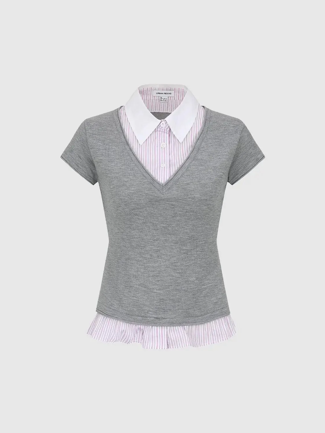 19736-two-in-one-knit-polo-neck-layered-cotton-blend-shirt-7.webp Two In One Knit Polo Neck Layered Cotton Blend Shirt