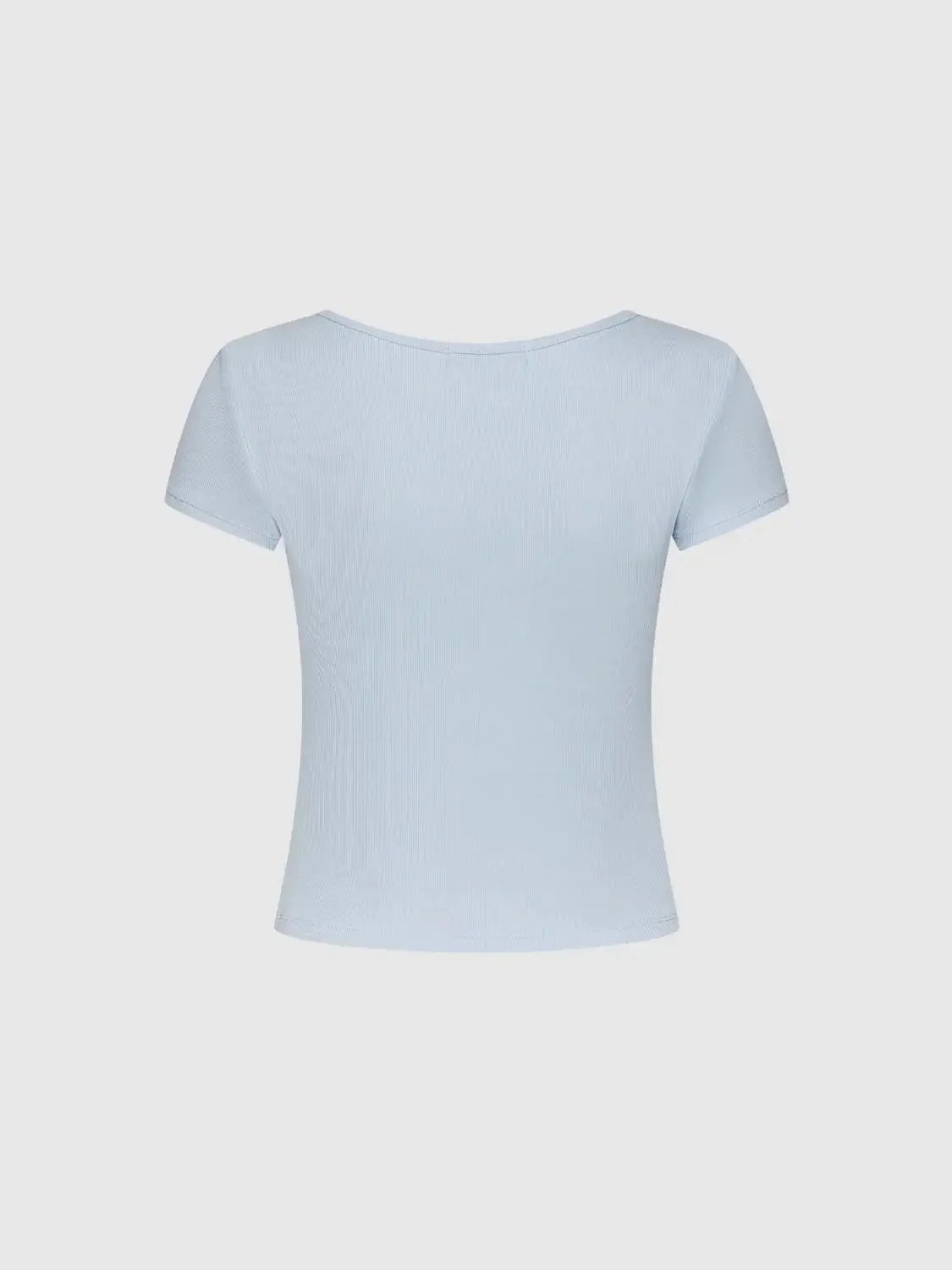 19765-cotton-henley-neck-ruched-front-t-shirts-2.webp Cotton Henley Neck Ruched Front T Shirts