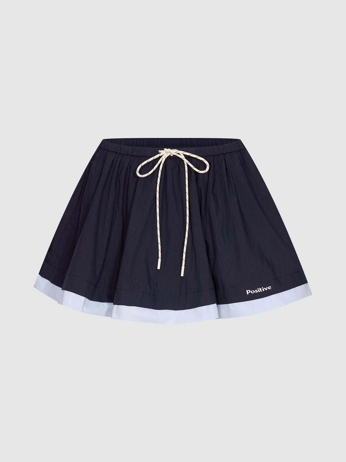19789-contrast-hem-drawstring-pleated-mini-skirts-2.webp Contrast Hem Drawstring Pleated Mini Skirts