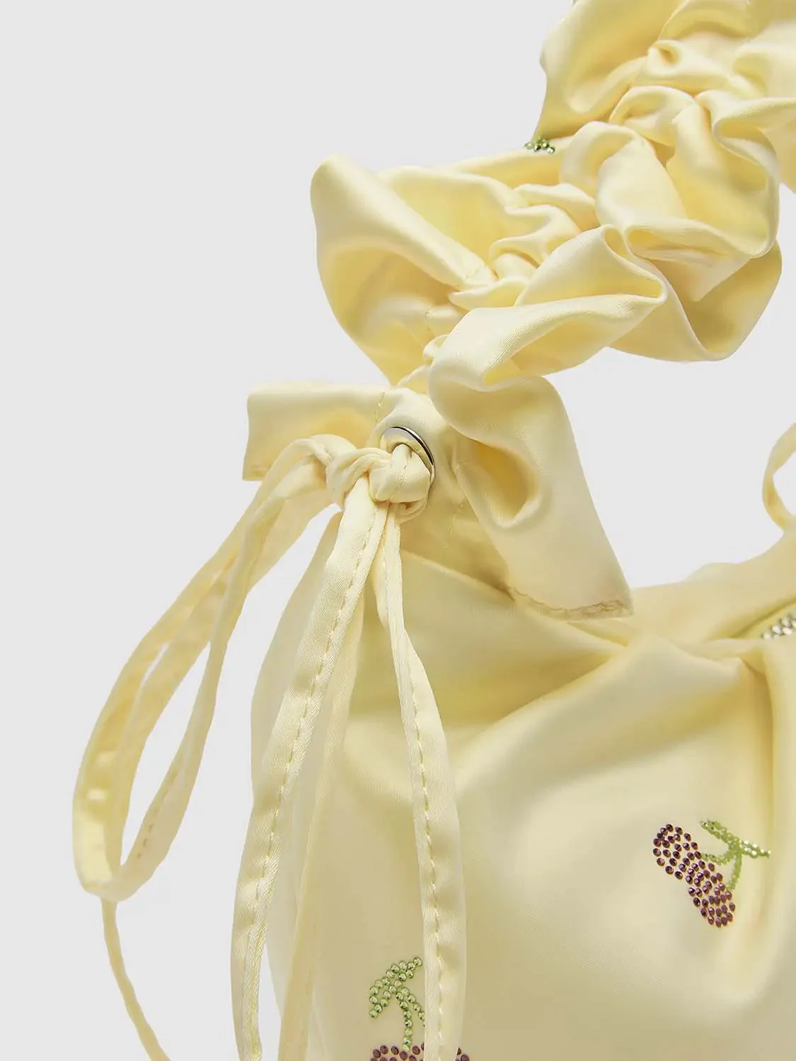 Drawstring Crescent Shoulder Bags