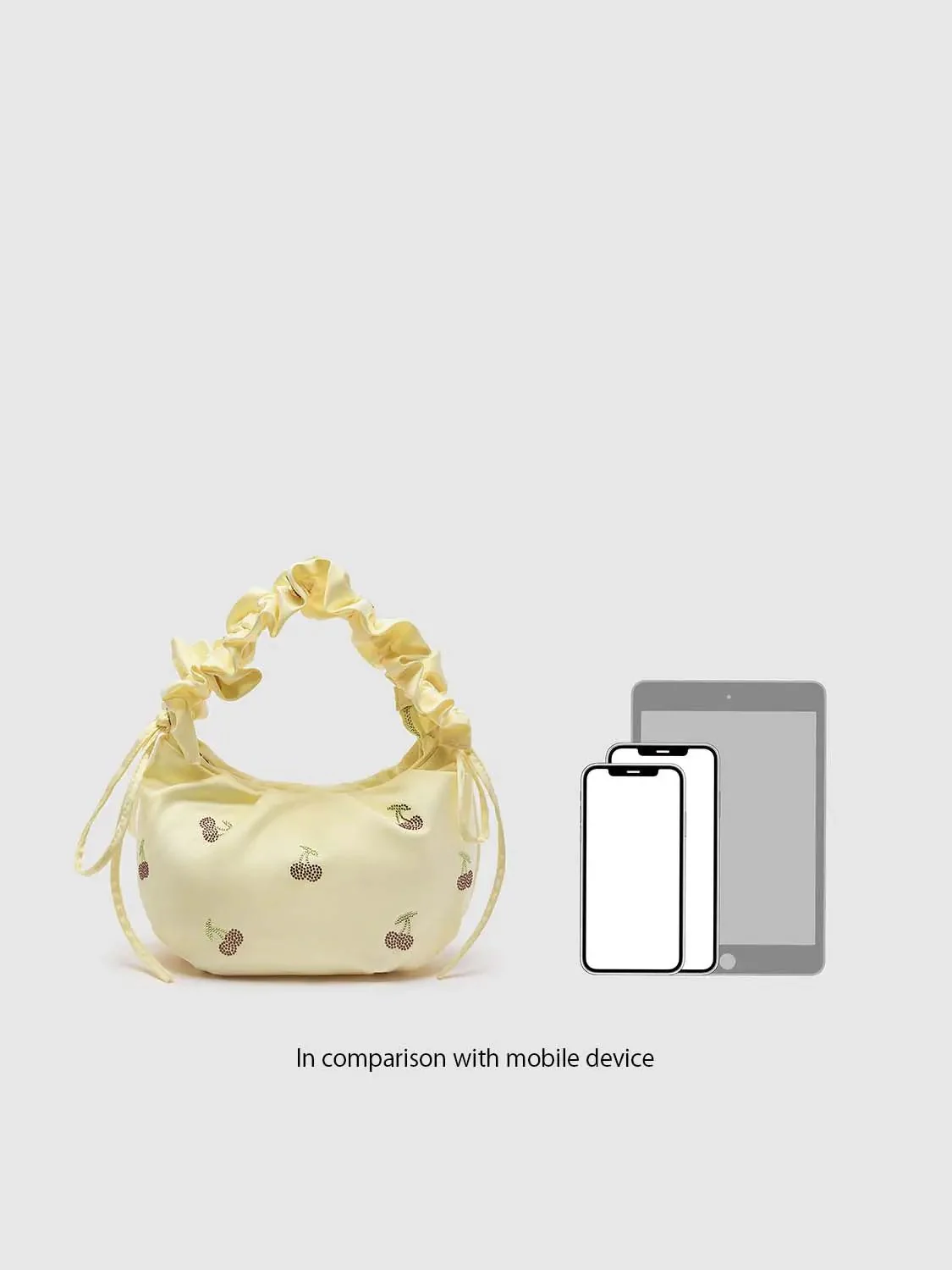 Drawstring Crescent Shoulder Bags
