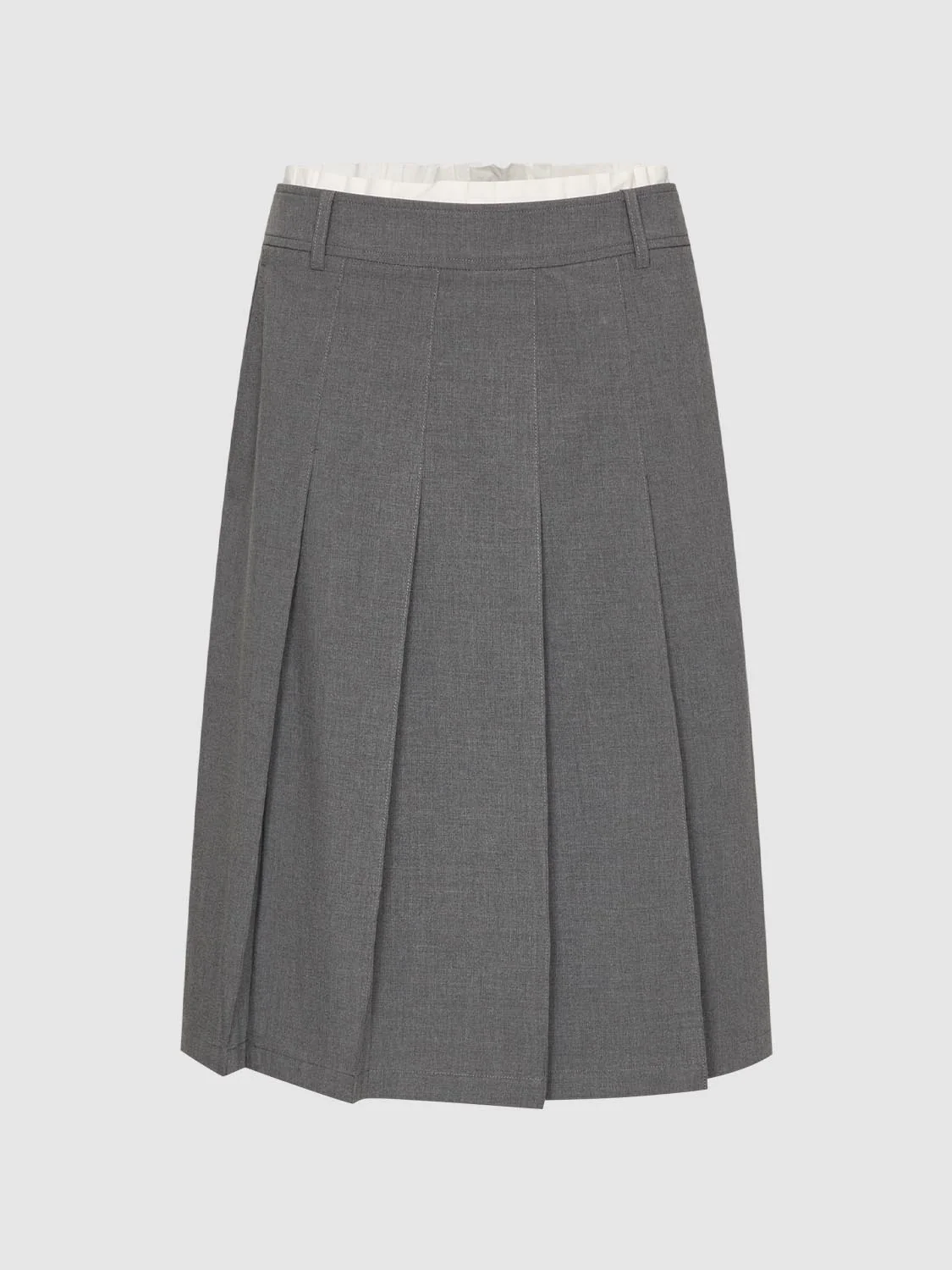 19813-contrast-hem-pleated-midi-skirts-1.webp Contrast Hem Pleated Midi Skirts