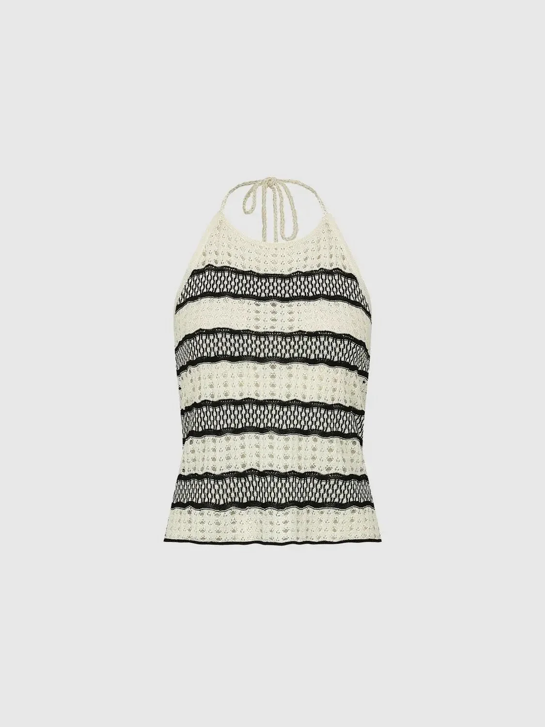 19859-halter-contrast-striped-knitted-t-shirts-7.webp Halter Contrast Striped Knitted T-Shirts