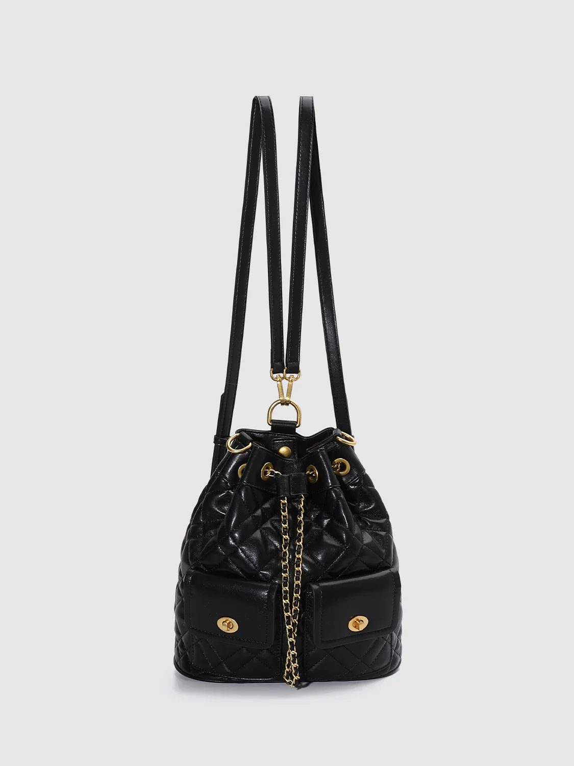 19915-faux-leather-quilted-diamond-drawstring-backpacks-15.webp Faux Leather Quilted Diamond Drawstring Backpacks