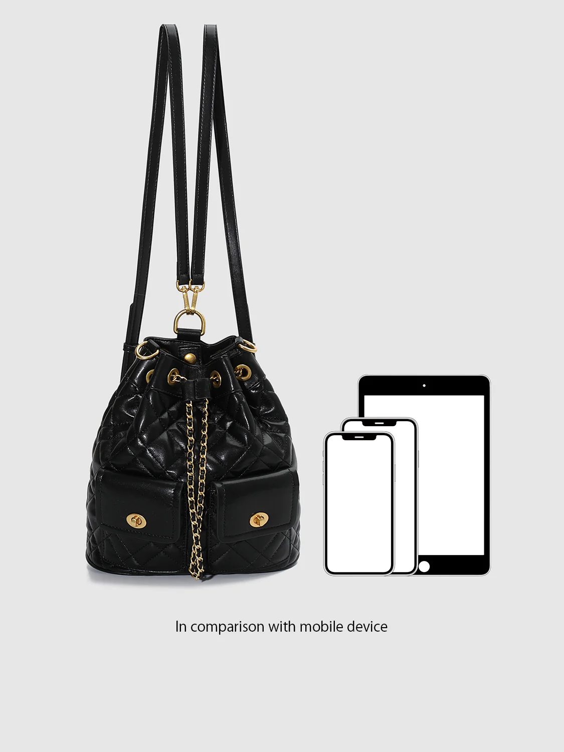 19915-faux-leather-quilted-diamond-drawstring-backpacks-7.webp Faux Leather Quilted Diamond Drawstring Backpacks