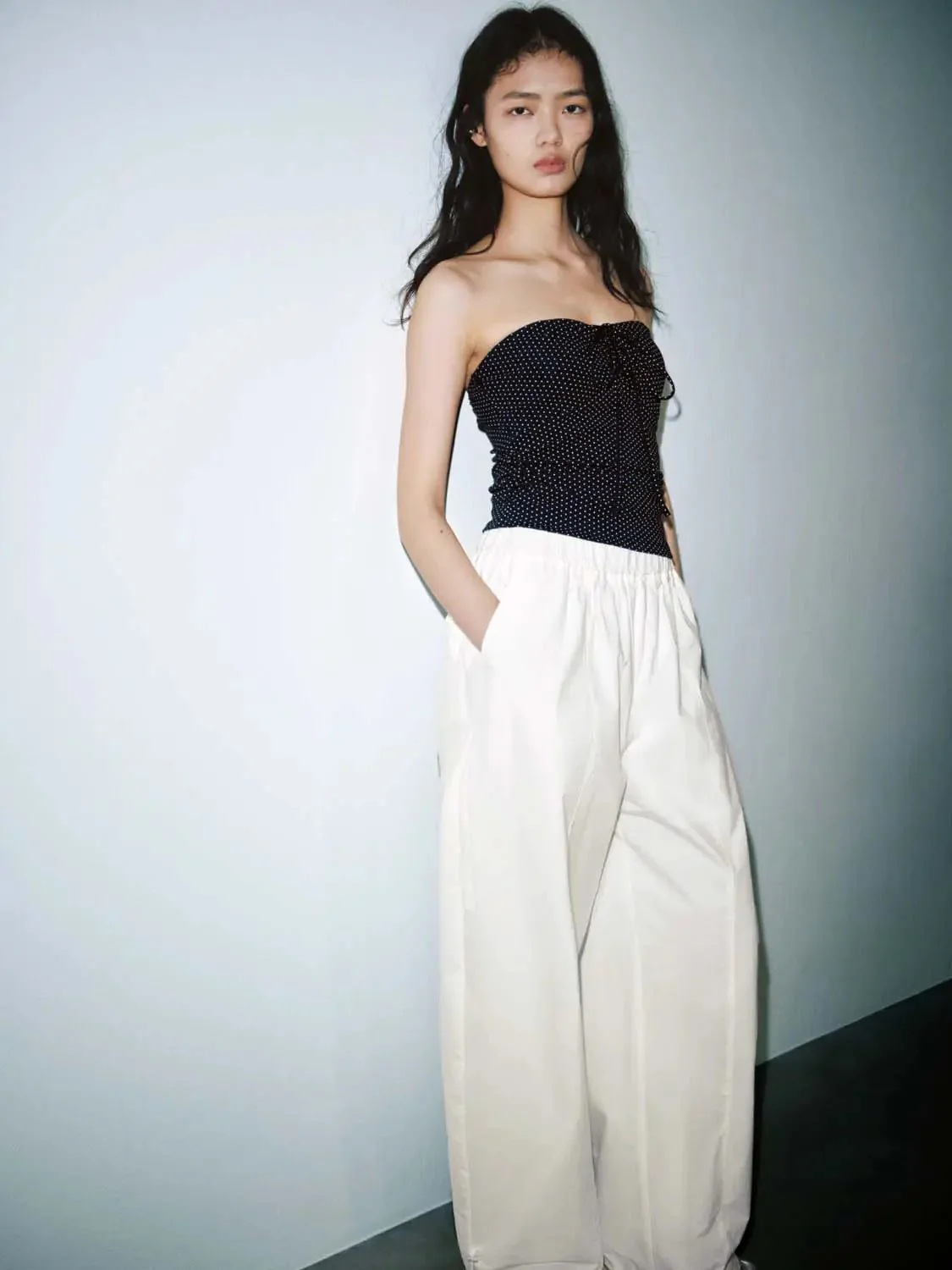 19954-white-polka-dot-tie-detail-skinny-fit-bandeau-18.webp White Polka Dot Tie Detail Skinny Fit Bandeau