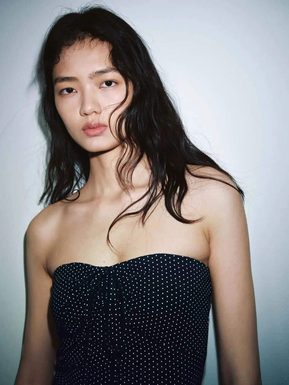 19954-white-polka-dot-tie-detail-skinny-fit-bandeau-19.webp White Polka Dot Tie Detail Skinny Fit Bandeau