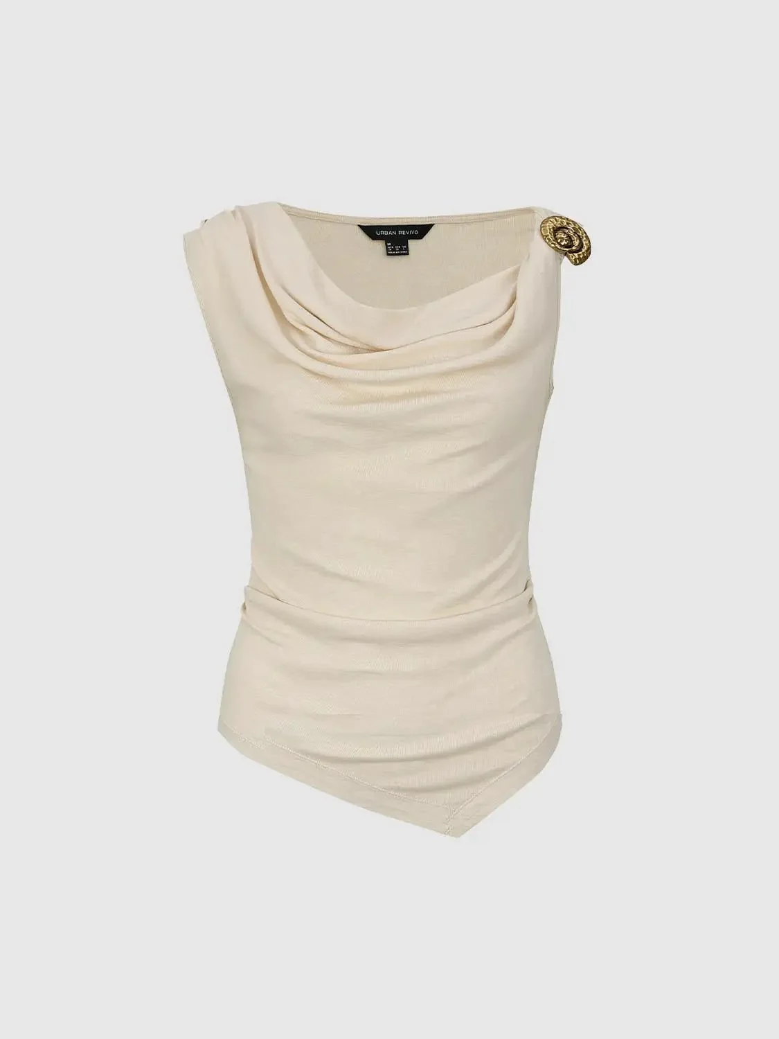19970-lyocell-wool-blend-cowl-neck-ruched-tank-top-10.webp Lyocell Wool Blend Cowl Neck Ruched Tank Top