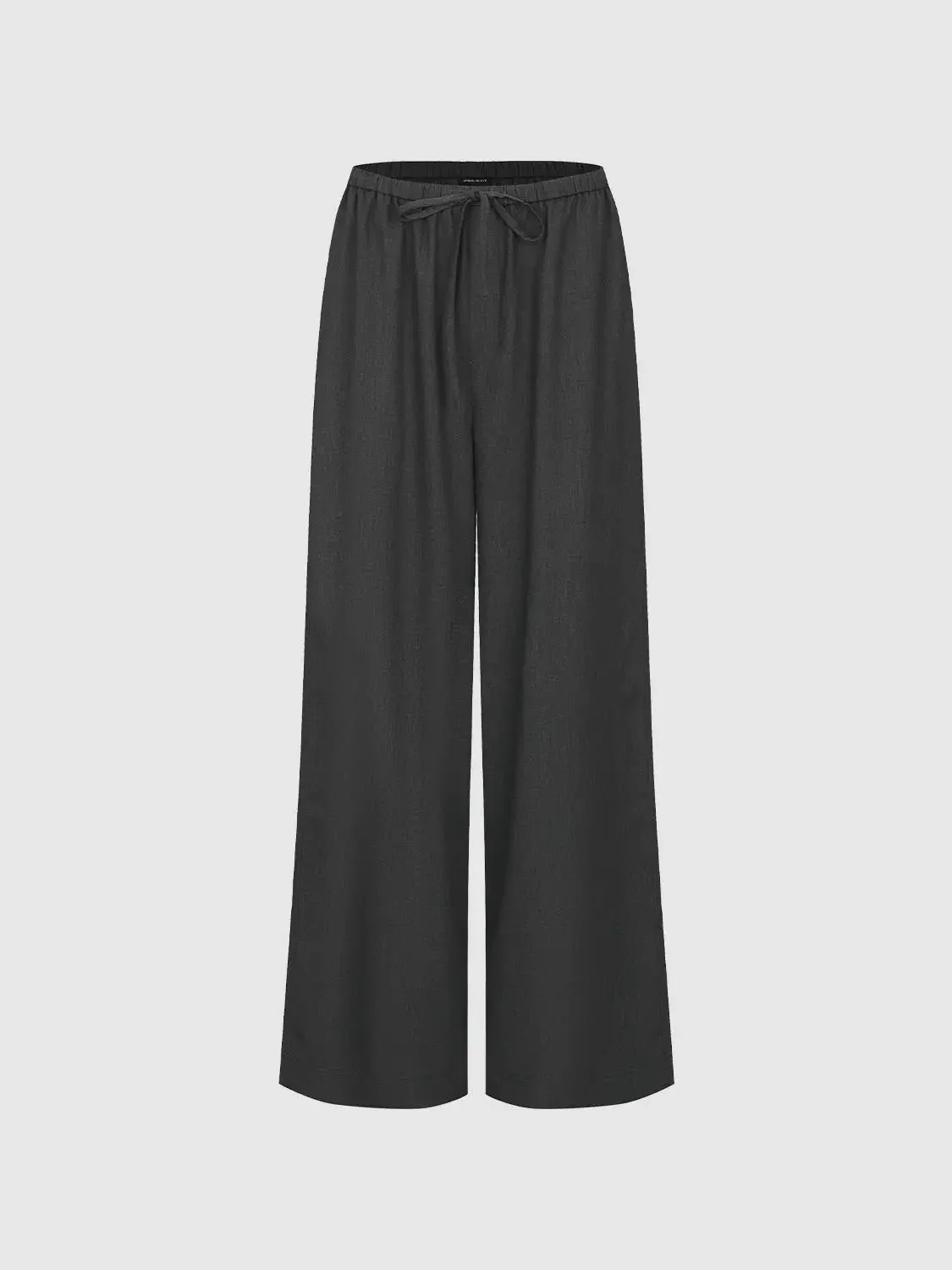 Drawstring Pull On Wide Leg Pants