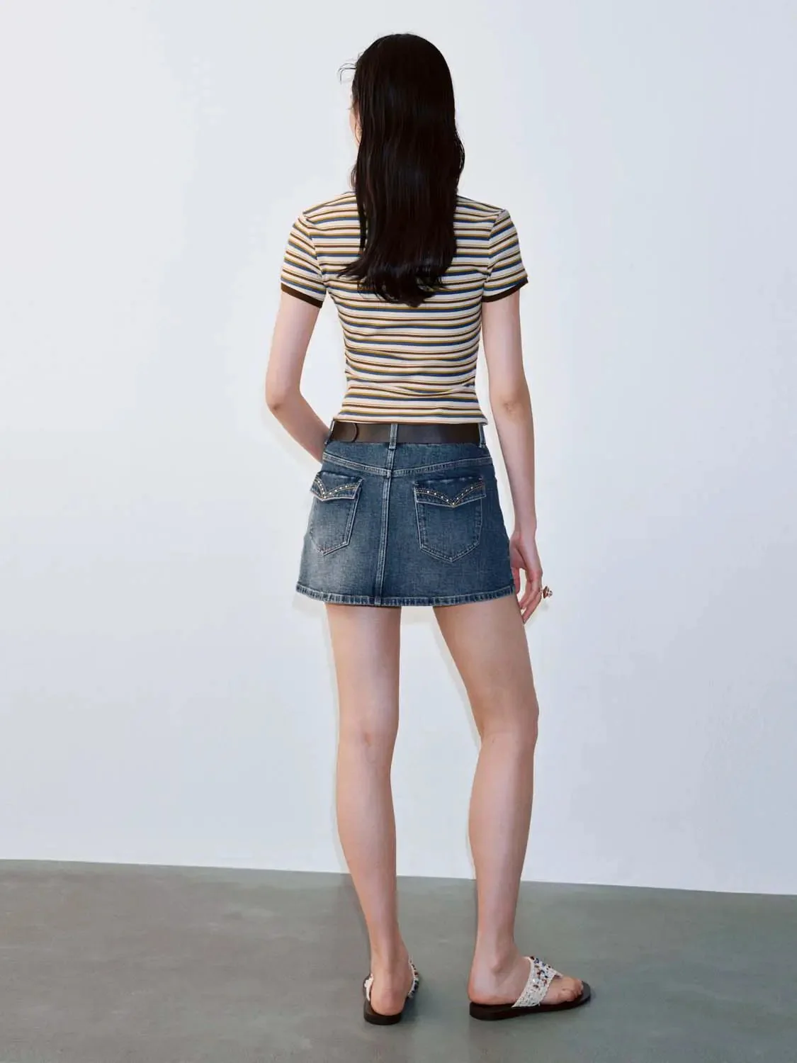 20156-cotton-blend-striped-top-contrast-t-shirts-4.webp Cotton Blend Striped Top Contrast T Shirts