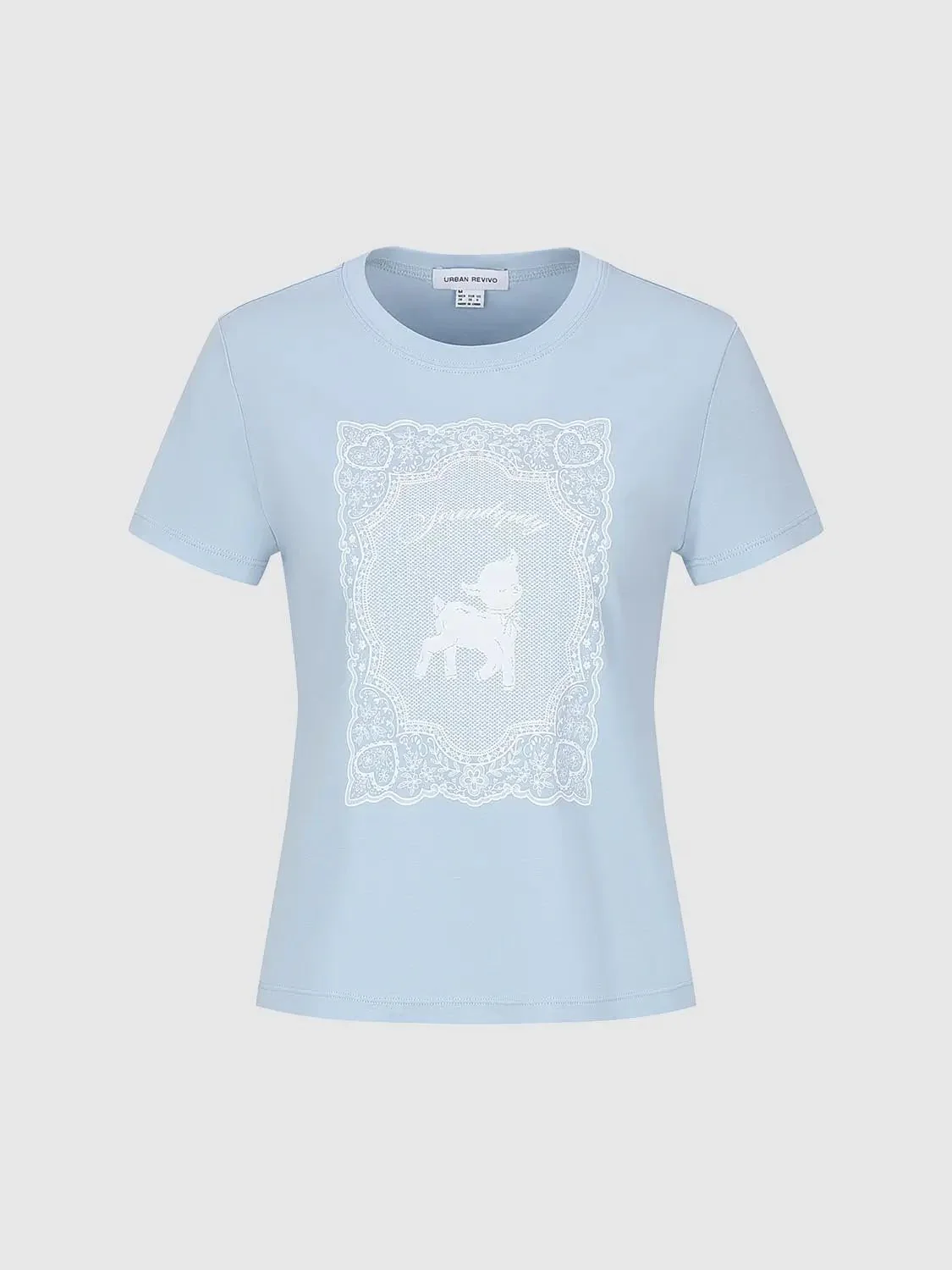 20186-soft-cotton-unicorn-lace-frame-print-t-shirt-7.webp Soft Cotton Unicorn Lace Frame Print T Shirt