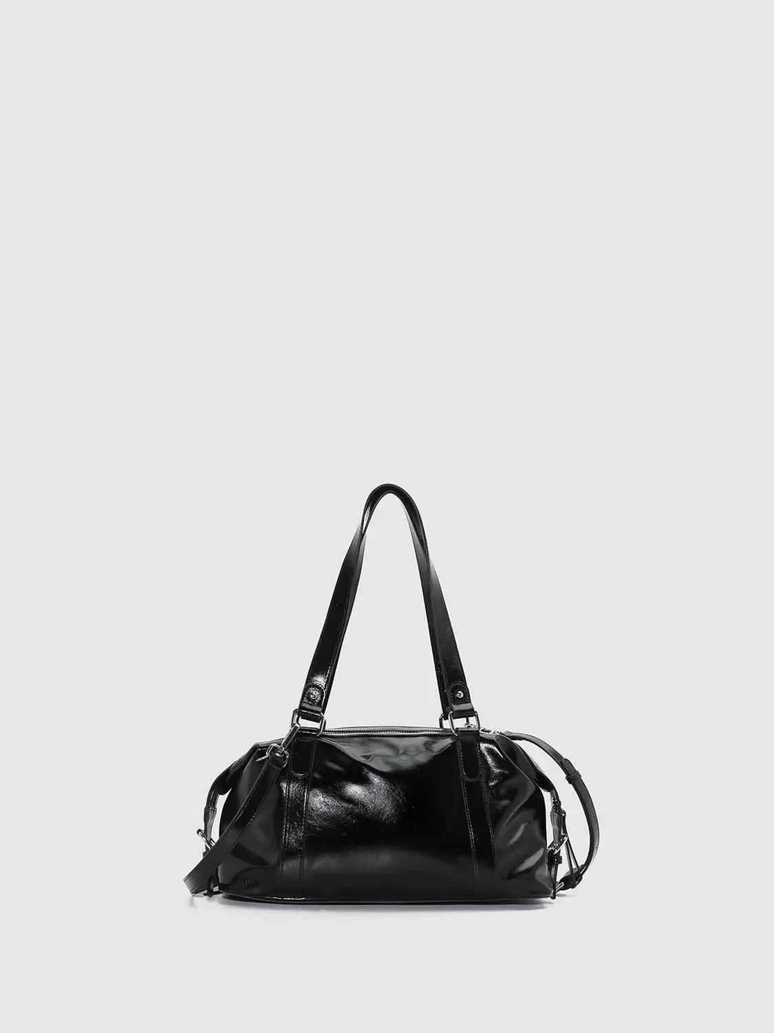 20217-faux-leather-buckle-detail-shoulder-bowling-bags-2.webp Faux Leather Buckle Detail Shoulder Bowling Bags
