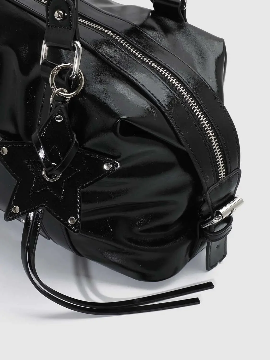 20217-faux-leather-buckle-detail-shoulder-bowling-bags-4.webp Faux Leather Buckle Detail Shoulder Bowling Bags