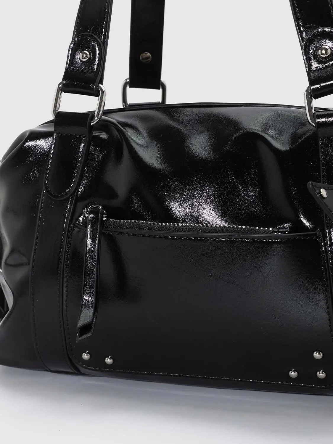 20217-faux-leather-buckle-detail-shoulder-bowling-bags-5.webp Faux Leather Buckle Detail Shoulder Bowling Bags