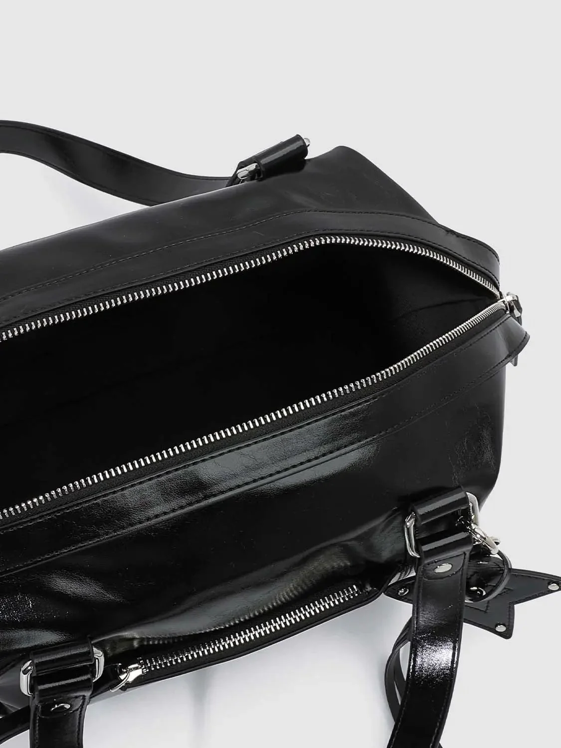20217-faux-leather-buckle-detail-shoulder-bowling-bags-6.webp Faux Leather Buckle Detail Shoulder Bowling Bags