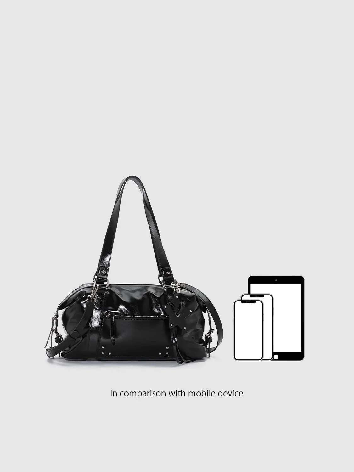 20217-faux-leather-buckle-detail-shoulder-bowling-bags-7.webp Faux Leather Buckle Detail Shoulder Bowling Bags
