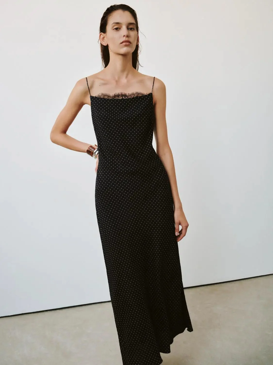 20256-polka-dot-lace-trim-strappy-maxi-dresses-5.webp Polka Dot Lace Trim Strappy Maxi Dresses