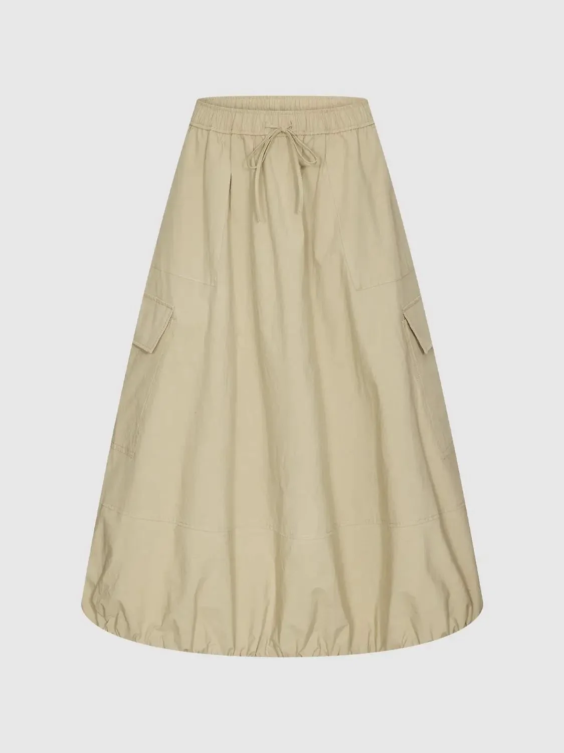 20281-drawstring-pull-on-balloon-hem-loose-fit-a-line-midi-cargo-skirts-9.webp Drawstring Pull On Balloon Hem Loose-Fit A-Line Midi Cargo Skirts