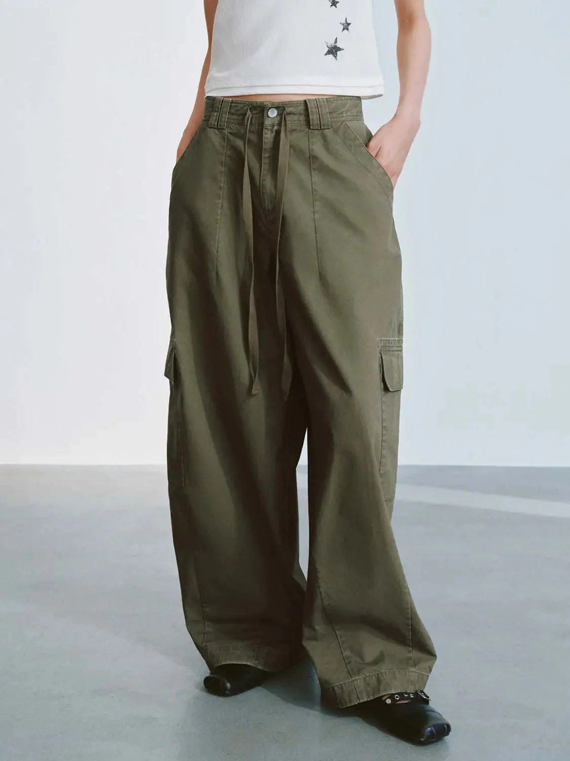20292-cotton-drawstring-flap-pocket-cargo-pants-9.webp Cotton Drawstring Flap Pocket Cargo Pants