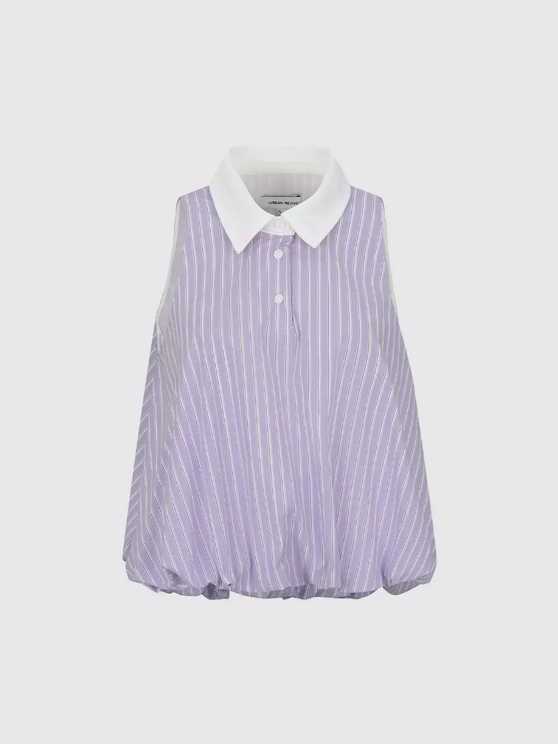 20309-striped-sleeveless-balloon-hem-shirt-7.webp Striped Sleeveless Balloon Hem Shirt