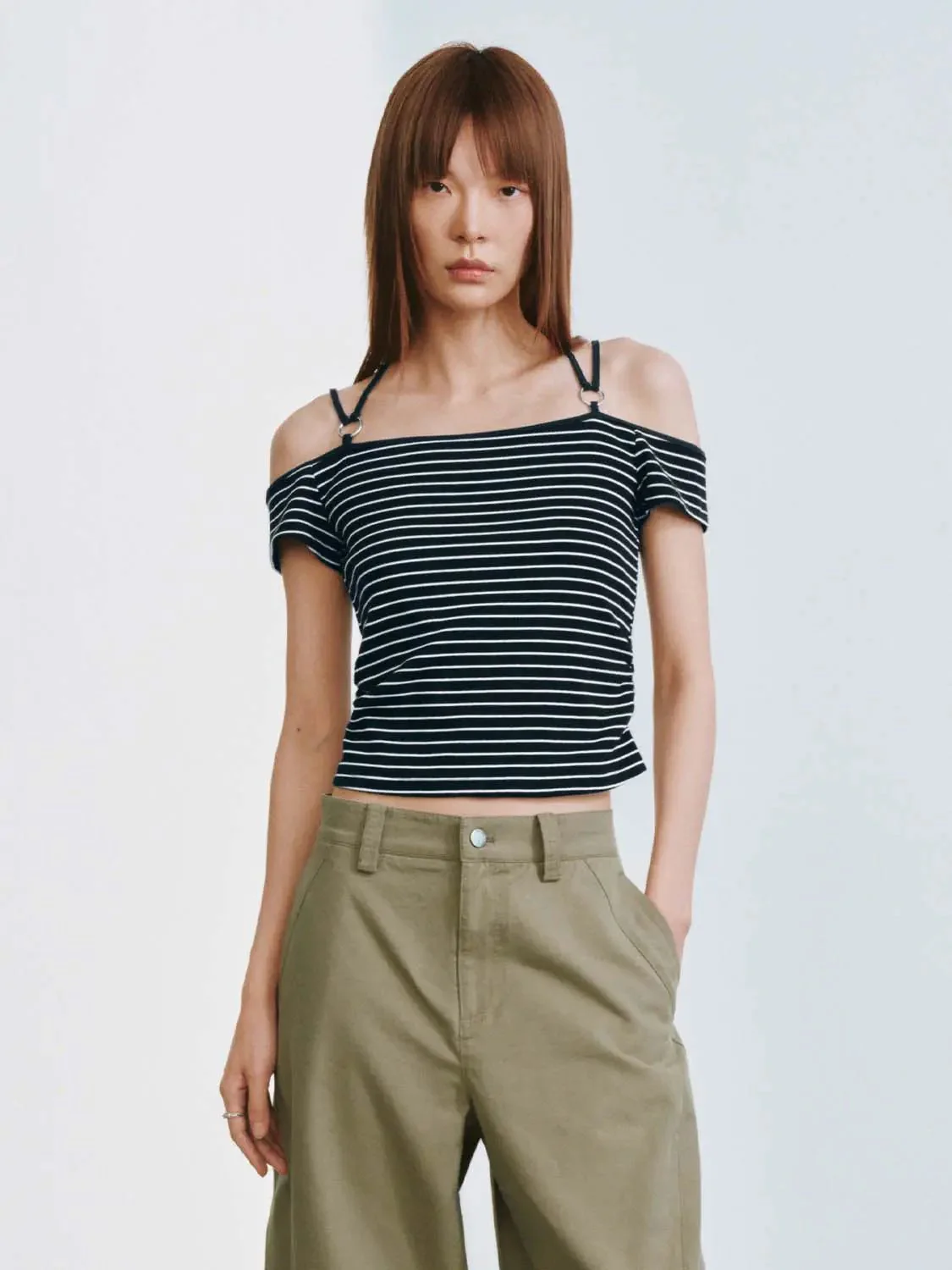 20344-cotton-blend-striped-strappy-boat-neck-t-shirts-1.webp Cotton Blend Striped Strappy Boat Neck T Shirts