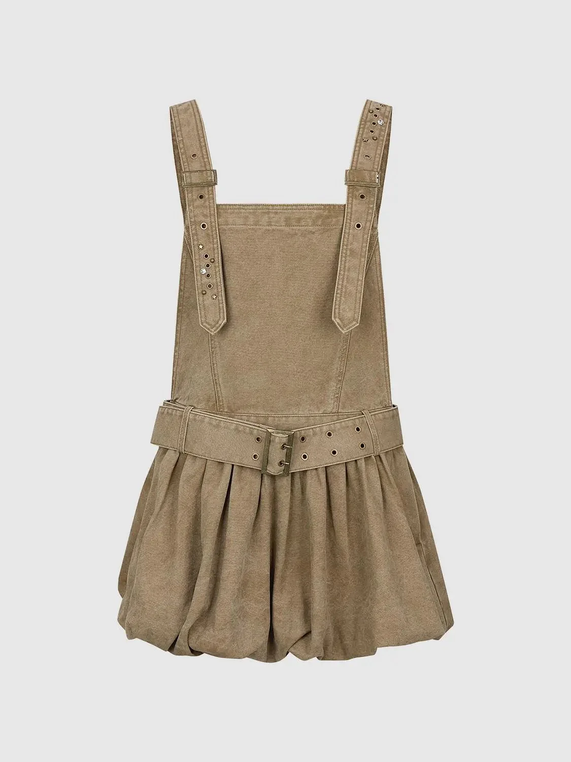 20401-cotton-belted-strappy-bubble-hem-mini-dress-1.webp Cotton Belted Strappy Bubble Hem Mini Dress