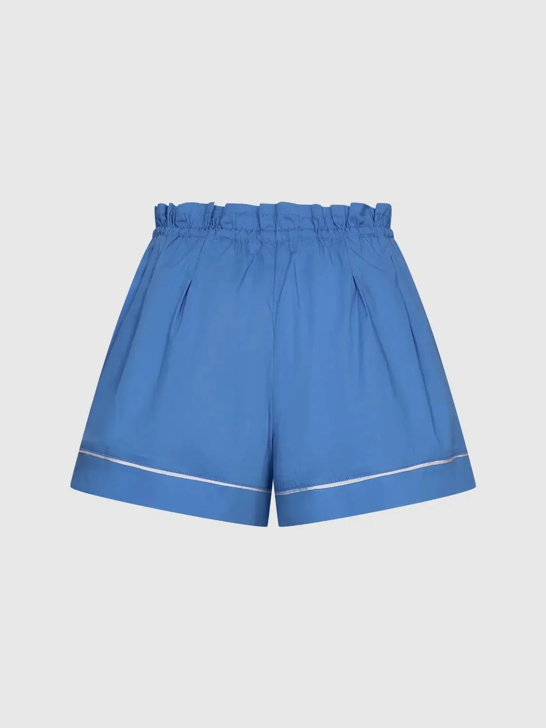 Contrast Trim Drawstring Pull On Shorts