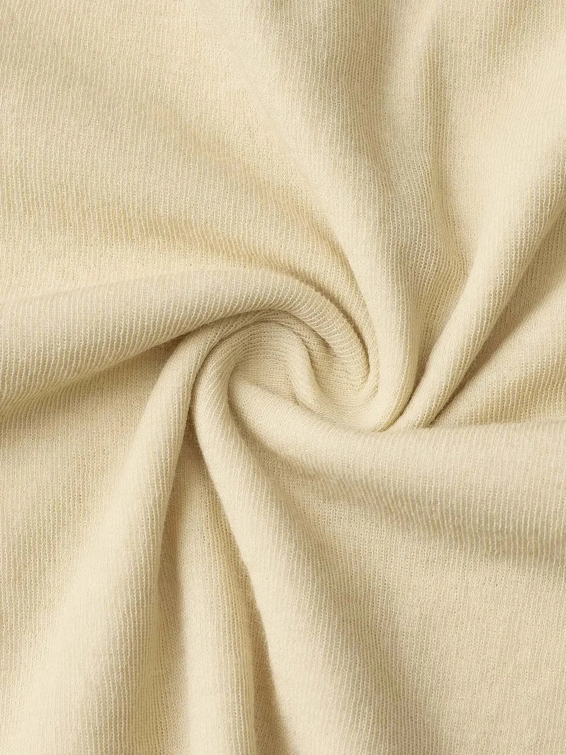 Cowl Neck Ruched Long Sleeve Cotton T-Shirts