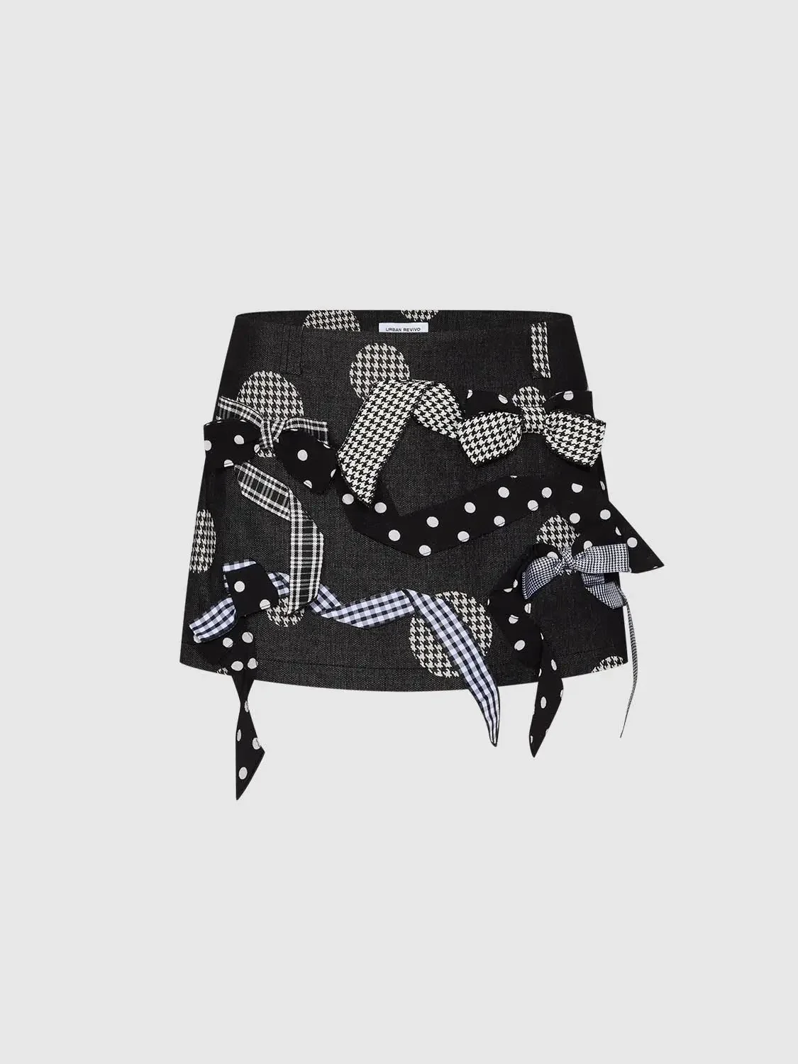 20474-bow-embellished-a-line-mini-skirts-2.webp Bow Embellished A-Line Mini Skirts