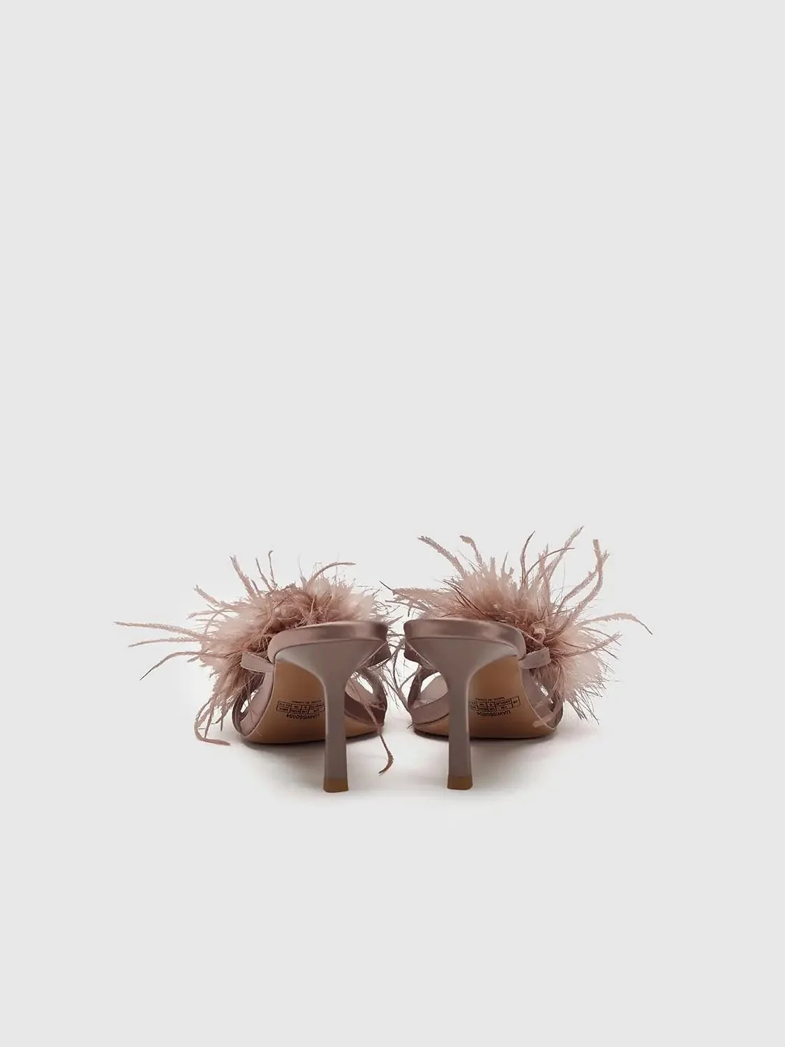 Fluffy Heeled Slippers