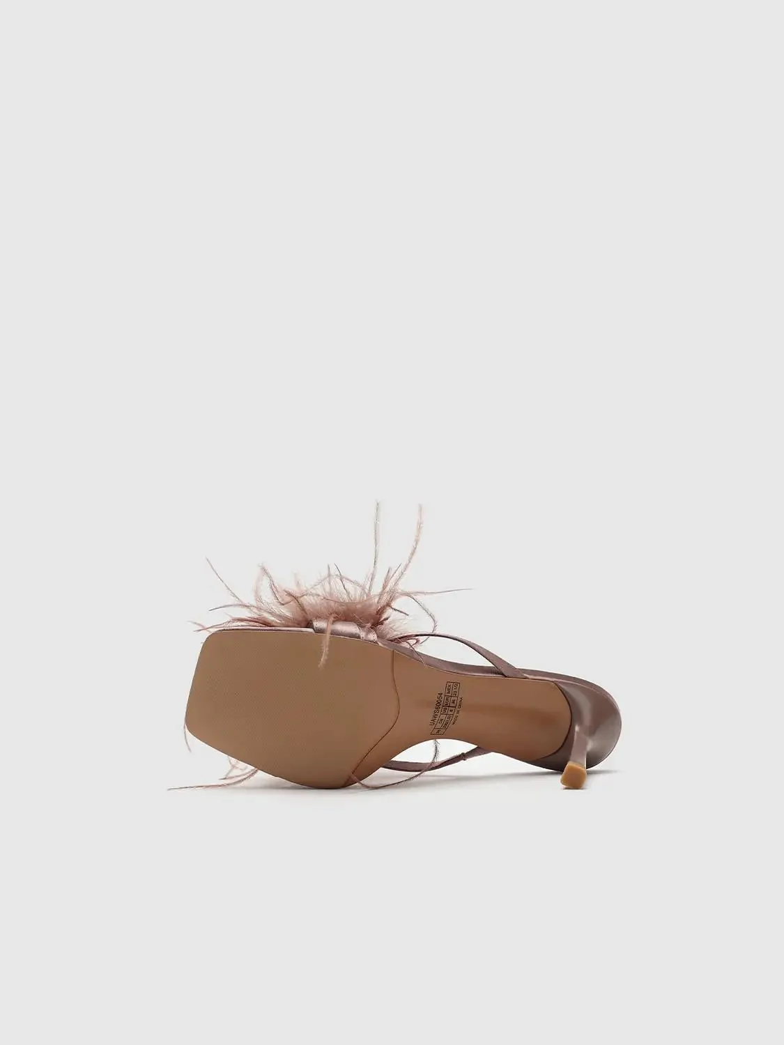 Fluffy Heeled Slippers