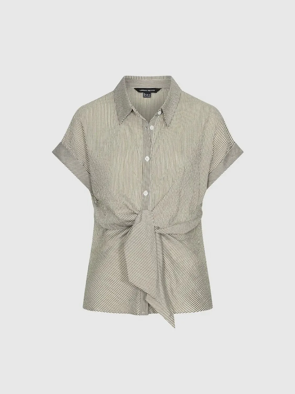 20523-tie-waist-striped-short-sleeve-shirts-7.webp Tie-Waist Striped Short Sleeve Shirts