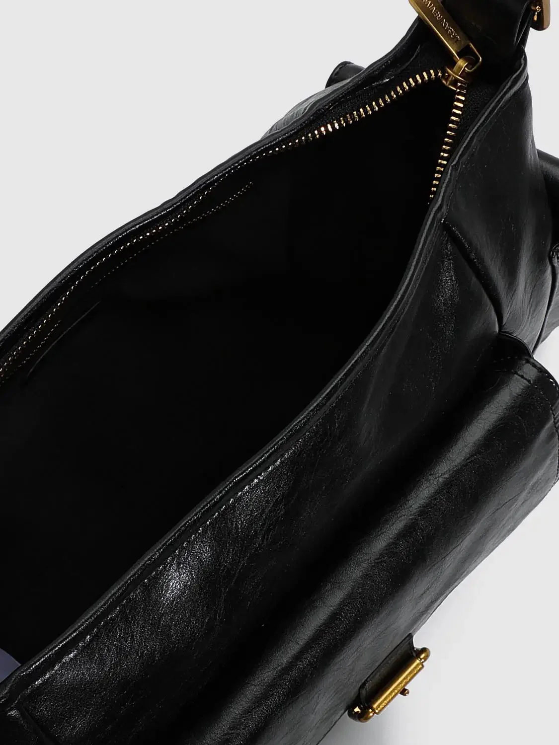 Faux Leather Multi-Pocket Shoulder Bags